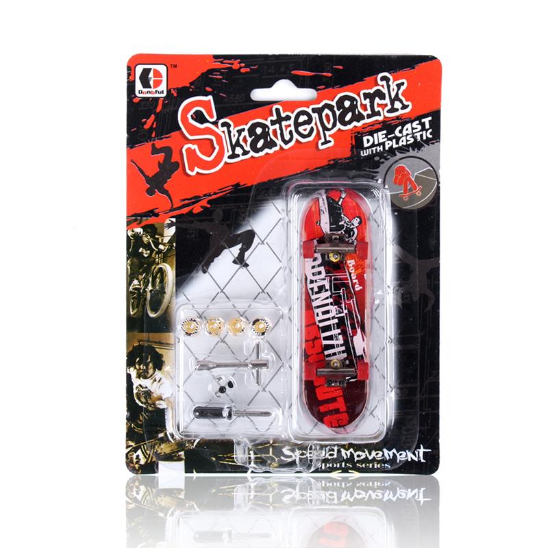 A professional fingerboard with a tool pattern